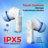 pTron Zenbuds 1 V2 ANC Bluetooth in Ear Earbuds 32Db Quietsound Tech,13Mm Hyperdrivers with 4D Panaromic Audio,4 Quadpro ANC Mics,40Ms Low Latency Game/Music Modes,Bluetooth V5.3 (White)