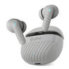pTron Bassbuds Bliss Quad Mic In-Ear TWS Earbuds with TruTalk ENC Calls, 40H Playtime, 50ms Game/Music Modes, BT5.3 Headphones, Type C Fast Charging & IPX5 Water Resistant (Grey)