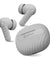 pTron Bassbuds Bliss Quad Mic In-Ear TWS Earbuds with TruTalk ENC Calls, 40H Playtime, 50ms Game/Music Modes, BT5.3 Headphones, Type C Fast Charging & IPX5 Water Resistant (Grey)