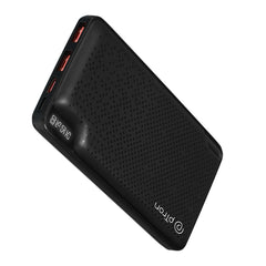 pTron Dynamo Elite 10000mAh 22.5W Power Bank Supports VOOC/Wrap/Dash USB Charging, 20W PD Fast Charging, 3 Output Ports, 2 Input Ports & Multiple Layers of Protection (Jet Black)