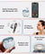 pTron Bassbuds Astra In-Ear TWS Earbuds with Stereo Sound, 34Hrs Playtime, Stereo Calls, Bluetooth V5.3 Headphones with Quick Pairing, Touch Control, Voice Assistant, Type C Charging & IPX4 (Grey)