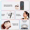pTron Bassbuds Joy In-Ear TWS Earbuds with Stereo Sound, 34Hrs Playtime, Stereo Calls, Bluetooth V5.3 Headphone with Quick Pairing, Touch Control, Voice Assist, Type C Charging & IPX4 (Brown)