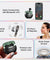 pTron Bassbuds Astra In-Ear TWS Earbuds with Stereo Sound, 34Hrs Playtime, Stereo Calls, Bluetooth V5.3 Headphone with Quick Pairing, Touch Control, Voice Assist, Type C Charging & IPX4(Black & Green)