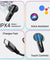 pTron Bassbuds Astra In-Ear TWS Earbuds with Stereo Sound, 34Hrs Playtime, Stereo Calls, Bluetooth V5.3 Headphone with Quick Pairing, Touch Control, Voice Assist, Type C Charging & IPX4(Black & Green)