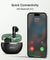 pTron Bassbuds Astra In-Ear TWS Earbuds with Stereo Sound, 34Hrs Playtime, Stereo Calls, Bluetooth V5.3 Headphone with Quick Pairing, Touch Control, Voice Assist, Type C Charging & IPX4(Black & Green)