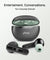 pTron Bassbuds Astra In-Ear TWS Earbuds with Stereo Sound, 34Hrs Playtime, Stereo Calls, Bluetooth V5.3 Headphone with Quick Pairing, Touch Control, Voice Assist, Type C Charging & IPX4(Black & Green)
