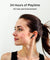 pTron Bassbuds Astra In-Ear TWS Earbuds with Stereo Sound, 34Hrs Playtime, Stereo Calls, Bluetooth V5.3 Headphones with Quick Pairing, Touch Control, Voice Assistant, Type C Charging & IPX4 (Black)