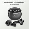pTron Bassbuds Joy In-Ear TWS Earbuds with Stereo Sound, 34Hrs Playtime, Stereo Calls, Bluetooth V5.3 Headphone with Quick Pairing, Touch Control, Voice Assist, Type C Charging & IPX4 (Black)