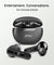 pTron Bassbuds Astra In-Ear TWS Earbuds with Stereo Sound, 34Hrs Playtime, Stereo Calls, Bluetooth V5.3 Headphones with Quick Pairing, Touch Control, Voice Assistant, Type C Charging & IPX4 (Black)