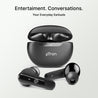 pTron Bassbuds Astra In-Ear TWS Earbuds with Stereo Sound, 34Hrs Playtime, Stereo Calls, Bluetooth V5.3 Headphones with Quick Pairing, Touch Control, Voice Assistant, Type C Charging & IPX4 (Black)