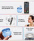 pTron Bassbuds Astra In-Ear TWS Earbuds with Stereo Sound, 34Hrs Playtime, Stereo Calls, Bluetooth V5.3 Headphone with Quick Pairing, Touch Control, Voice Assist, Type C Charging & IPX4 (Light Blue)