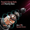 pTron Tangent Sports In-Ear Wireless Neckband with 60Hrs Playtime, AI-ENC Calls, 40ms Game Mode, HD Mic, BT5.2 Headphone, Deep Bass, Dual Device Pairing, Type-C Charge & Voice Assist (Jet Black & Red)