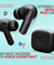 pTron Bassbuds Joy in-Ear Wireless Earbuds, Immersive Sound, 32Hrs Playtime, Clear Calls TWS Earbuds, Bluetooth V5.1 Headphone, Type-C Fast Charging, Voice Assist & IPX4 Water Resistant (Black Matt)