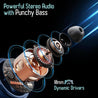 pTron Tangent Sports In-Ear Wireless Neckband with 60Hrs Playtime, AI-ENC Calls, 40ms Game Mode, HD Mic, BT5.2 Headphone, Deep Bass, Dual Device Pairing, Type-C Charge & Voice Assist (Royal Blue)