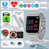 pTron Pulsefit Vibe Smartwatch with 1.85" Full Touch Display, Bluetooth Calling, 600 NITS, Digital Crown, 100+ Watch Faces, HR, SpO2, Sports Mode, Voice Assistant, 5 Days Battery Life & IP68 (Silver)