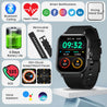 pTron Pulsefit Vibe Smartwatch with 1.85" Full Touch Display, Bluetooth Calling, 600 NITS, Digital Crown, 100+ Watch Faces, HR, SpO2, Sports Mode, Voice Assistant, 5 Days Battery Life & IP68 (Black)