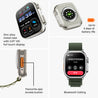pTron Pulsefit Ultra Smartwatch with Bluetooth Calling, 2.01" Full Touch Display, 650 NITS, Digital Crown, Metal Frame, 100+ Watch Faces, HR, SpO2, Voice Assistant, IP68 & 5 Days Battery Life (Green)
