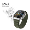 pTron Pulsefit Ultra Smartwatch with Bluetooth Calling, 2.01" Full Touch Display, 650 NITS, Digital Crown, Metal Frame, 100+ Watch Faces, HR, SpO2, Voice Assistant, IP68 & 5 Days Battery Life (Green)