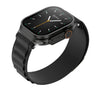 pTron Pulsefit Ultra Smartwatch with Bluetooth Calling, 2.01" Full Touch Display, 650 NITS, Digital Crown, Metal Frame, 100+ Watch Faces, HR, SpO2, Voice Assistant, IP68 & 5 Days Battery Life (Black)