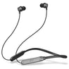 pTron Tangent Duo in Ear Wireless Headphones with Mic, 13mm Driver, Bluetooth V5.2, Dual Device Pairing, Fast Charging Type-C Wireless Neckband, Voice Assistant & IPX4 Water Resistant (Black/Cool Grey)