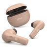 pTron Bassbuds NX in Ear TWS Earbuds, TruTalk AI-ENC Calls, 32Hrs Playtime, 13mm Drivers, Bluetooth 5.3 Wireless Headphone, Voice Assistant, Type-C Fast Charging & IPX5 Water Resistant (Brown)
