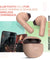 pTron Bassbuds NX in Ear TWS Earbuds, TruTalk AI-ENC Calls, 32Hrs Playtime, 13mm Drivers, Bluetooth 5.3 Wireless Headphone, Voice Assistant, Type-C Fast Charging & IPX5 Water Resistant (Brown)