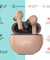 pTron Bassbuds NX in Ear TWS Earbuds, TruTalk AI-ENC Calls, 32Hrs Playtime, 13mm Drivers, Bluetooth 5.3 Wireless Headphone, Voice Assistant, Type-C Fast Charging & IPX5 Water Resistant (Brown)