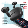 pTron Zenbuds X1 TWS Earbuds with Mic (Jet Black)