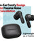 pTron Zenbuds X1 TWS Earbuds with Mic (Jet Black)