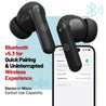 pTron Zenbuds X1 TWS Earbuds with Mic (Jet Black)