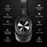 pTron Studio Pro Over-Ear BT5.3 Headphones (Black)