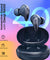 pTron Bassbuds Wave with TruTalk AI-ENC Calls, Movie/Music Modes, Deep Bass, BT5.3 Wireless Headphones, 40Hrs Combined Playtime, in-Ear TWS Earbuds, Touch Control, Type-C Fast Charging & IPX4 (Ash Blue)