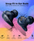 pTron Bassbuds Wave with TruTalk AI-ENC Calls, Movie/Music Modes, Deep Bass, BT5.3 Wireless Headphones, 40Hrs Combined Playtime, in-Ear TWS Earbuds, Touch Control, Type-C Fast Charging & IPX4 (Ash Blue)