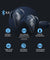 pTron Bassbuds Wave with TruTalk AI-ENC Calls, Movie/Music Modes, Deep Bass, BT5.3 Wireless Headphones, 40Hrs Combined Playtime, in-Ear TWS Earbuds, Touch Control, Type-C Fast Charging & IPX4 (Ash Blue)
