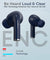 pTron Bassbuds Neo TWS Earbuds, HD Mic & TruTalk AI-ENC Calls, Immersive Sound, Game/Music Modes, 35H Playtime, in-Ear Bluetooth 5.3 Headphones, Type-C Fast Charging & IPX5 Water Resistant (Ink Blue)