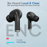 pTron Bassbuds Neo TWS Earbuds, HD Mic & TruTalk AI-ENC Calls, Immersive Sound, Game/Music Modes, 35H Playtime, in-Ear Bluetooth 5.3 Headphones, Type-C Fast Charging & IPX5 Water Resistant (Ink Black)