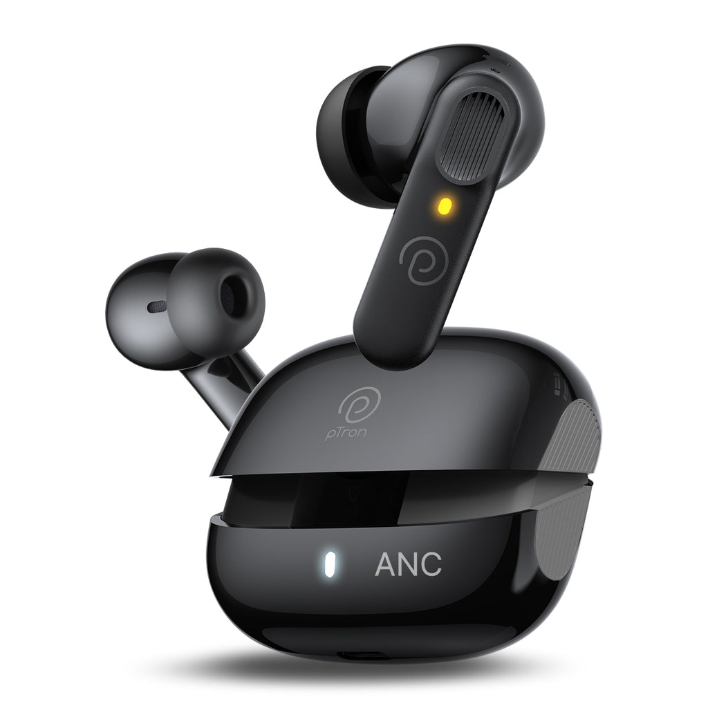 pTron Zenbuds 1 V2 ANC Bluetooth V5.3 in Ear Earbuds, 32Db Quietsound ...