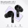pTron Basspods P181 in-Ear TWS Earbuds with 32Hrs Total Playtime, Clear Calls, Bluetooth 5.1 Wireless Headphones, Stereo Audio, Touch Control, Type-C Fast Charging, IPX4 & Voice Assist (Pearl Black)