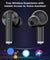 pTron Bassbuds Pixel In-Ear TWS Earbuds, HD Mic for Stereo Calls, Pristine Sound, 50ms Low Latency Movie/Gaming Modes, 35H Playtime, Bluetooth V5.1 Wireless Headphones, Touch Control & IPX4 (Pearl Black)