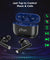 pTron Bassbuds Pixel In-Ear TWS Earbuds, HD Mic for Stereo Calls, Pristine Sound, 50ms Low Latency Movie/Gaming Modes, 35H Playtime, Bluetooth V5.1 Wireless Headphones, Touch Control & IPX4 (Pearl Black)