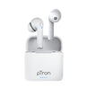 pTron Bassbuds Vista In-Ear TWS Earbuds, HD Mic for Clear Calls, Immersive Audio, Snug-fit Buds, Bluetooth v5.1 with Quick Pairing, Passive Noise Cancelation, Voice Assist & IPX4 (Snow White)