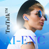pTron Basspods Tour TWS Earbuds with 3D AudioScape, 45Hrs Playtime, TruTalk AI-ENC Calls, 50ms Low Latency Sync, BT v5.3, Type-C Fast Charging, Voice Asst. & IPX5 Water Resistant (Blue)