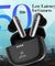 pTron Basspods Tour TWS Earbuds with 3D AudioScape, 45Hrs Playtime, TruTalk AI-ENC Calls, 50ms Low Latency Sync, BT v5.3, Type-C Fast Charging, Voice Asst. & IPX5 Water Resistant (Black)