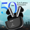 pTron Basspods Tour TWS Earbuds with 3D AudioScape, 45Hrs Playtime, TruTalk AI-ENC Calls, 50ms Low Latency Sync, BT v5.3, Type-C Fast Charging, Voice Asst. & IPX5 Water Resistant (Black)