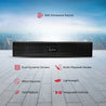 pTron Fusion Wave 16W Bluetooth Soundbar Speaker, up to 19Hrs Playback Time, Soundbar for Phone/TV/Laptop/Tablets/Projectors, BT5.0/Aux/TF Card/USB Drive Playback & TWS Function (Coal Black)