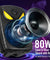 pTron Fusion Party Evo V2 80W Karaoke Bluetooth Party Speaker, 3M Wired Microphone, Loud Sound with Punchy Bass, RGB Lights, USB/SD Card/AUX Playback, Auto TWS Function & Remote Control (Coal Black)