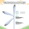 pTron USB-A to Type-C 2.4A Fast Charging Cable compatible with Android Phones/Tablets, 480mbps Data Transfer Speed, Made in India, Solero T241 Tangle-free Type-C USB Cable (Round, 1M, Snow White)