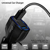 pTron Bullet Pro 36W Type-C/PD 3 Port Fast Car Charger Adapter, Compatible with All Smartphones, Tablets & Other USB Powered Devices (Pearl Black)