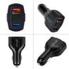 pTron Bullet Pro 36W Type-C/PD 3 Port Fast Car Charger Adapter, Compatible with All Smartphones, Tablets & Other USB Powered Devices (Pearl Black)