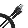 pTron USB-A to Type-C 2.4A Fast Charging Cable compatible with Android Phones/Tablets, 480mbps Data Transfer Speed, Made in India, Solero T241 Tangle-free Type-C USB Cable (Round, 1M, Jet Black)